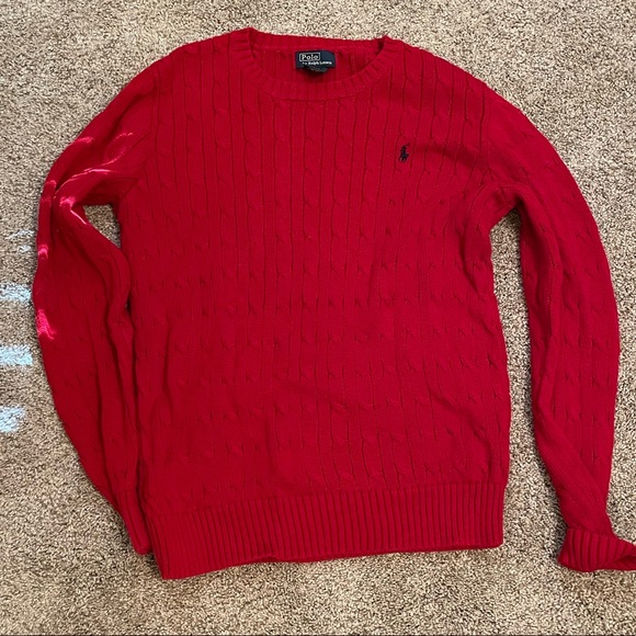 Red Ralph Lauren Boys Sweater - Picture 1 of 2